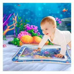 Dragodirect Inflatable Blue Dolphin Sensory Play Mat PVC Activity Gym - thumbnail 5