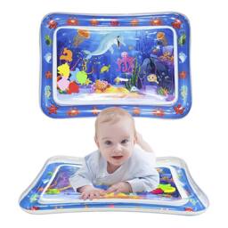 Dragodirect Inflatable Blue Dolphin Sensory Play Mat PVC Activity Gym