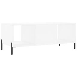 Berkfield Home Decorative Coffee Table White 102x50x40 cm Engineered Wood - Size: 102 x 50 x 40 cm - thumbnail 8