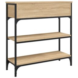 Berkfield Home Console Table Sonoma Oak 72.5x25x75 cm Engineered Wood in Brown - thumbnail 8
