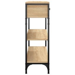 Berkfield Home Console Table Sonoma Oak 72.5x25x75 cm Engineered Wood in Brown - thumbnail 7