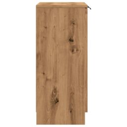 Berkfield Home Sideboard Artisian Oak 60x30x70 cm Engineered Wood in Brown - Size: 60 x 30 x 70 cm - thumbnail 5