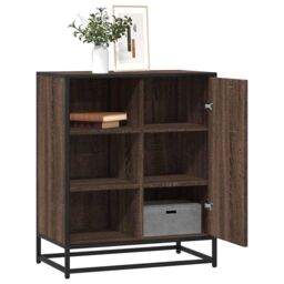 Berkfield Home Sideboard Brown Oak 62x35x76 cm Engineered Wood - Size: 62 x 35 x 76 cm - thumbnail 1