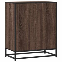 Berkfield Home Sideboard Brown Oak 62x35x76 cm Engineered Wood - Size: 62 x 35 x 76 cm - thumbnail 6