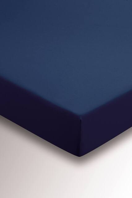 Helena Springfield 'Extra Deep Plain Dye' 180TC Fitted Sheet in Navy - Size: Single Fitted - image 1