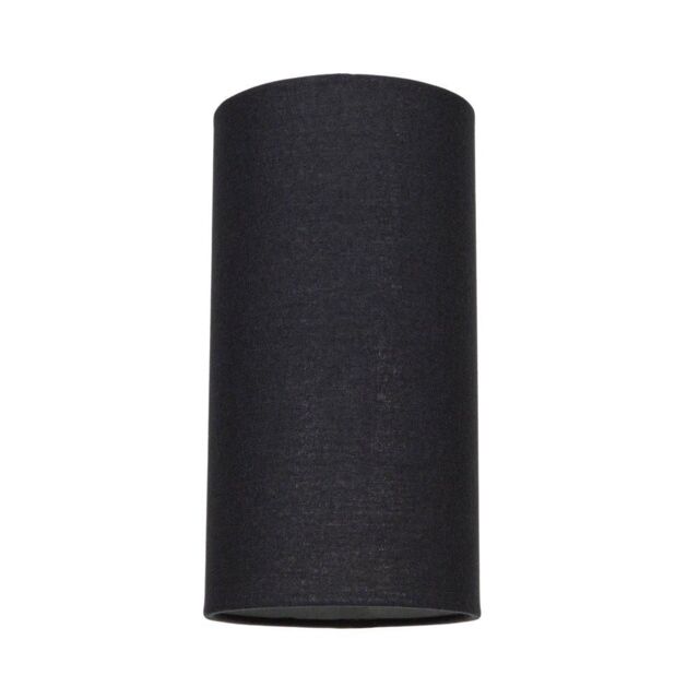 Happy Homewares Contemporary & Stylish Linen Fabric Lamp Shade in Black - Size: 6 inches - image 1