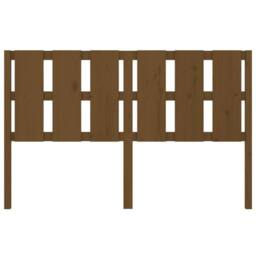 Berkfield Home Beautiful Bed Headboard Honey Brown 155.5x4x100 cm Solid Wood Pine - thumbnail 4