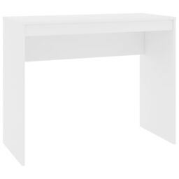 Berkfield Home Desk White 90x40x72 cm Engineered Wood - Size: 90 x 40 x 72 cm - thumbnail 2