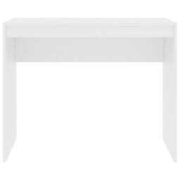 Berkfield Home Desk White 90x40x72 cm Engineered Wood - Size: 90 x 40 x 72 cm - thumbnail 4