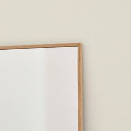 FurnitureboxUK Inga Oak Wood Full Length Rectangle 170x50cm Wall Mirror in Light Brown - Size: 170x50 cm - thumbnail 4