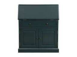 Vente-unique Pine & MDF Secretary Desk - Dark Green - CLEORE - thumbnail 2