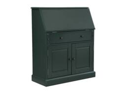 Vente-unique Pine & MDF Secretary Desk - Dark Green - CLEORE - thumbnail 4