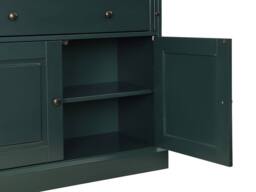 Vente-unique Pine & MDF Secretary Desk - Dark Green - CLEORE - thumbnail 8
