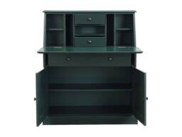Vente-unique Pine & MDF Secretary Desk - Dark Green - CLEORE - thumbnail 7