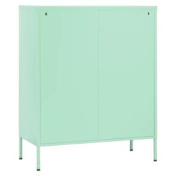 Berkfield Home Storage Cabinet Mint 80x35x101.5 cm Steel in Green - thumbnail 6