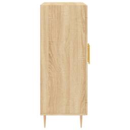 Berkfield Home Sideboard Sonoma Oak 69.5x34x90 cm Engineered Wood in Light Tan - thumbnail 7