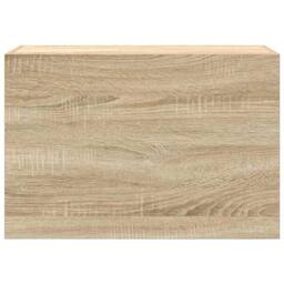 Berkfield Home Decorative Bathroom Wall Cabinet Sonoma Oak 60x25x40 cm Engineere in Light Tan - Size: 60 x 25 x 40 cm - thumbnail 6