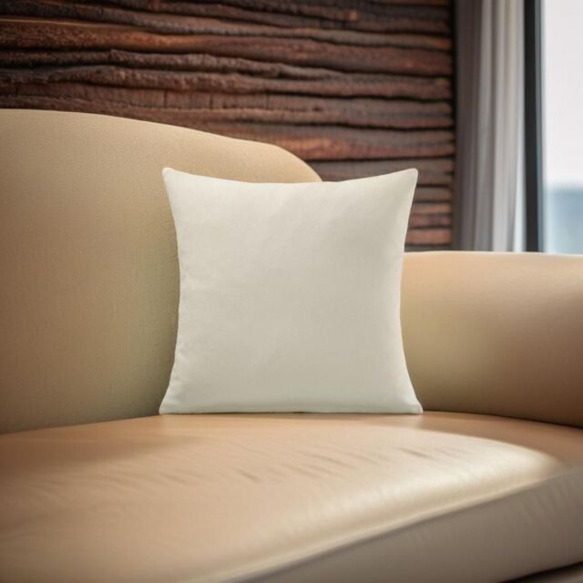 Luxury Living Velvet Chenille Cushion in Cream - Size: 45 cm x 45 cm - image 1