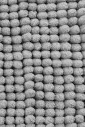 Catherine Lansfield 'Bobble' Bath Runner in Silver - thumbnail 3