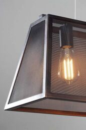 BHS Lighting Mesh Pendant Ceiling Light in Bronze - thumbnail 3