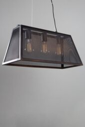 BHS Lighting Mesh Pendant Ceiling Light in Bronze - thumbnail 2