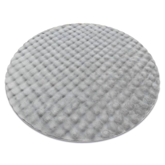 RugsX Bubble Rug in Silver - Size: 100 cm diameter - image 1