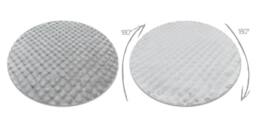 RugsX Bubble Rug in Silver - Size: 100 cm diameter - thumbnail 2
