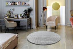 RugsX Bubble Rug in Silver - Size: 100 cm diameter - thumbnail 5