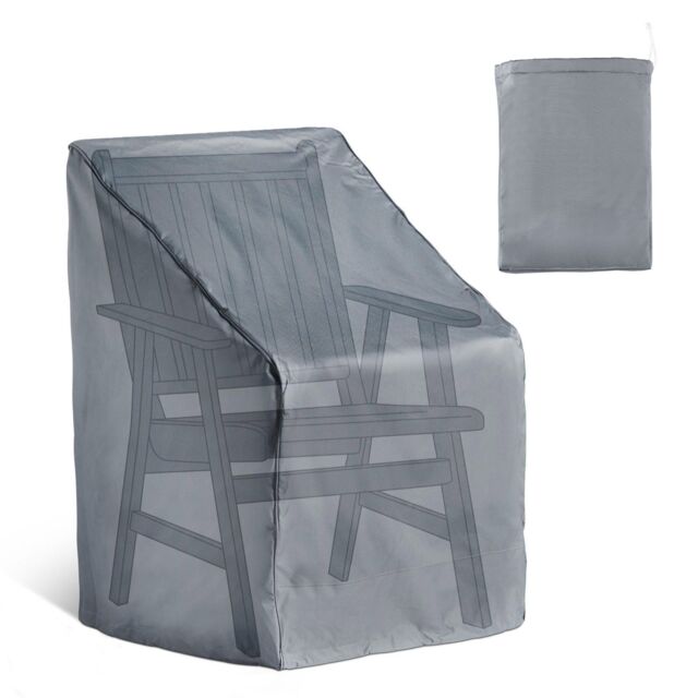 VonHaus Grey Premium Heavy Duty Waterproof Garden Chair Cover - image 1