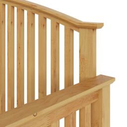 GFW Madrid Wooden Day Bed in Light Oak - Size: Single - thumbnail 6
