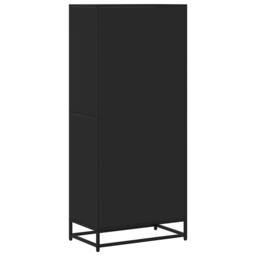 Berkfield Home Modern Bookcase Black 60x35x139 cm Engineered Wood - Size: 60 x 35 x 139 cm - thumbnail 6