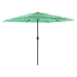 Berkfield Home Garden Parasol with Steel Pole Green 248x248x248 cm - Size: 248 x 248 x 248 cm - thumbnail 5