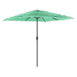 Berkfield Home Garden Parasol with Steel Pole Green 248x248x248 cm - Size: 248 x 248 x 248 cm - thumbnail 2