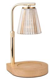 H&O Direct Height Adjustable Dimming Candle Warmer Lamp in Gold - thumbnail 3