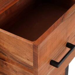Berkfield Home Buffets & Sideboards Brown 55 x 30 x 75 cm Solid acacia wood - thumbnail 9