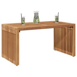 Berkfield Home Garden Side Table 70x37.5x35.5 cm Solid Wood Teak in Brown - thumbnail 3