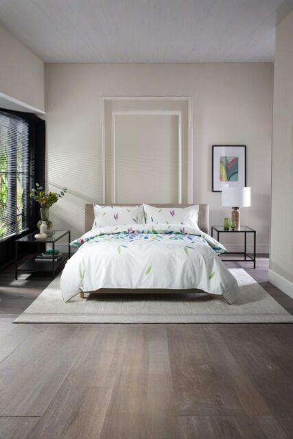 The Lyndon Company Bamboo Leaves 100% Cotton Printed Duvet Set - Size: King - image 1