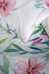 The Lyndon Company Bamboo Leaves 100% Cotton Printed Duvet Set - Size: King - thumbnail 3