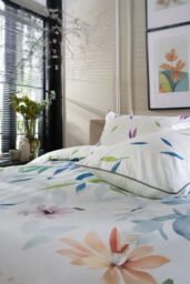 The Lyndon Company Bamboo Leaves 100% Cotton Printed Duvet Set - Size: King - thumbnail 2