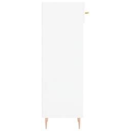 Berkfield Home Shoe Cabinet High Gloss White 30x35x105 cm Engineered Wood - Size: 30 x 35 x 105 cm - thumbnail 7