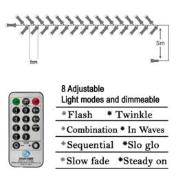 Shatchi 480 LED Warm White Outdoor Cluster Fairy Lights 29m with Remote - thumbnail 3