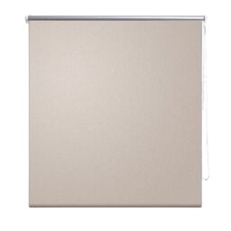 Berkfield Home Roller Blind Blackout 80 x 230 cm Beige - thumbnail 2