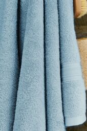 CHRISTY 'Serene' Soft Tone 100% Combed Cotton Towels in Blue - thumbnail 3