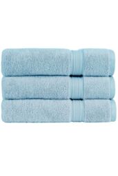 CHRISTY 'Serene' Soft Tone 100% Combed Cotton Towels in Blue - thumbnail 4