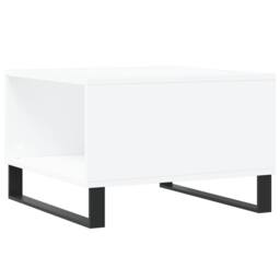 Berkfield Home Modern Coffee Table White 55x55x36.5 cm Engineered Wood - thumbnail 8