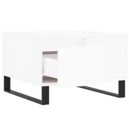 Berkfield Home Modern Coffee Table White 55x55x36.5 cm Engineered Wood - thumbnail 6