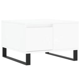 Berkfield Home Modern Coffee Table White 55x55x36.5 cm Engineered Wood - thumbnail 3