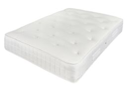 Comfort Beds Cambridge Sprung Memory Mattress in White - Size: Small Single - thumbnail 1