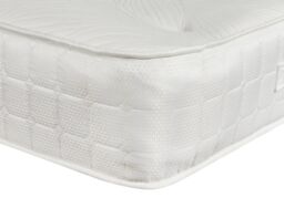 Comfort Beds Cambridge Sprung Memory Mattress in White - Size: Small Single - thumbnail 2