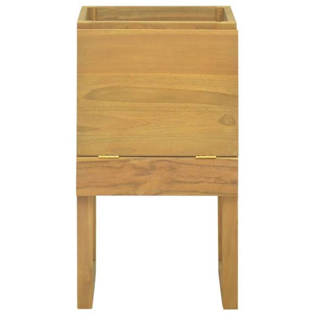 Berkfield Home Beautiful Bathroom Cabinet 45x45x75 cm Solid Wood Teak in Brown - Size: 45 x 45 x 75 cm - image 1